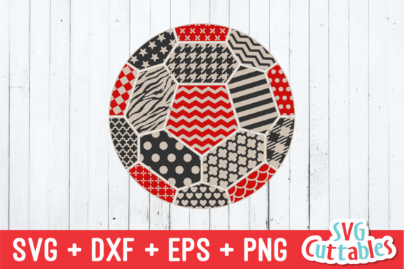 A Patterned Soccer Ball SVG in Graphics & Crafts: Designer's First Impression