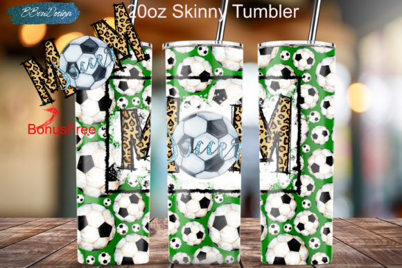 A Watercolor Tumbler Graphic for Sports Mom Products