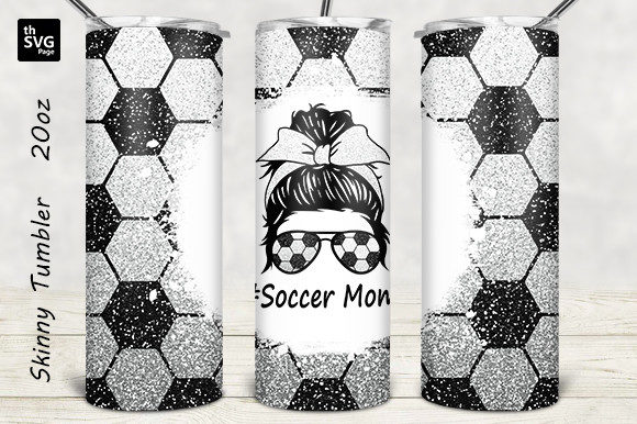 Crafting Dynamic Graphics: Soccer Mom Glitter Tumbler Design