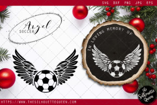 Crafting Sympathy Graphics: RIP Soccer Player Memorial Angel Wings