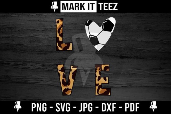 Love Soccer Leopard: A Versatile Graphics Asset for Craft-Driven Projects