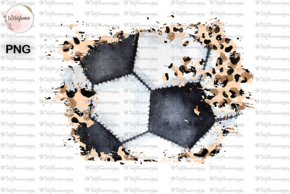 Reviewing the Soccer and Leopard Grunge Graphic for Client Projects