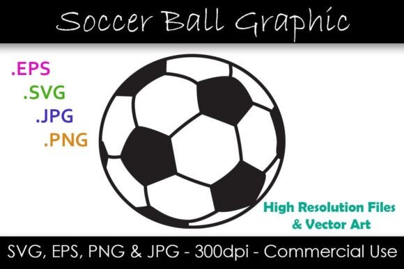 Soccer Ball SVG for Crafts and Marketing Graphics