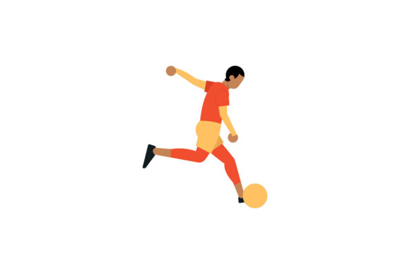 Sport Soccer Action Graphics for Dynamic Brand Illustrations