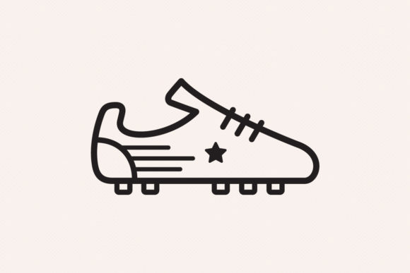The Soccer Shoe Icon: A Versatile Graphic for Local Branding