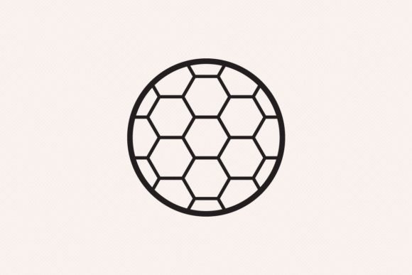 Unlocking Brand Energy: The Soccer Football Ball Hexagons Outline Graphic