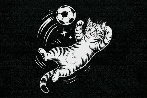 Why the Soccer Cat Design is a Clever Embroidery Choice